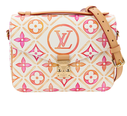Metis Pochette MM Tiles by the Pool, front view